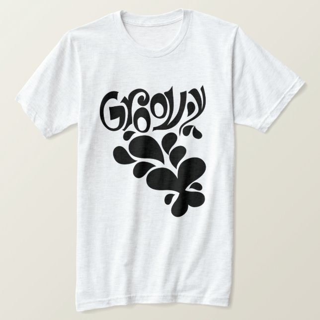 Groovy Butterfly Hippie Stil Tröja (Design framsida)