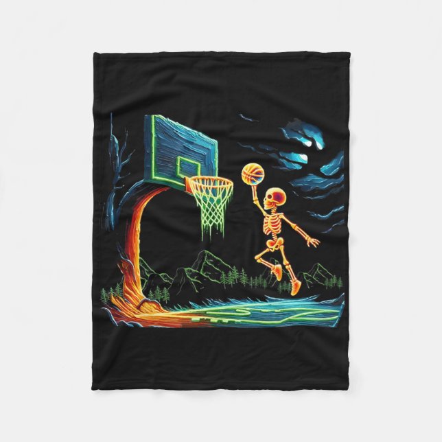 Groovy Chainszon for Halloween Graphic Tee Fleecefilt (Framsidan)