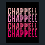 Groovy Chappell First Name D Chappell Tees Meme  Poster<br><div class="desc">Groovy Chappell First Name D Chappell Tees Meme</div>