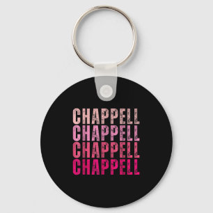Groovy Chappell Förnamn D Chappell Tees Meme Nyckelring