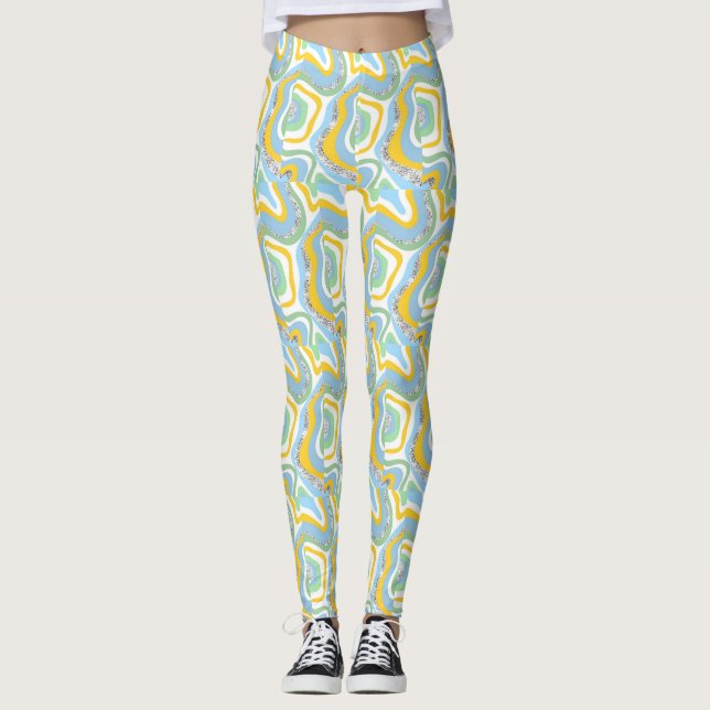 Groovy Chick 001 Leggings (Framsida)