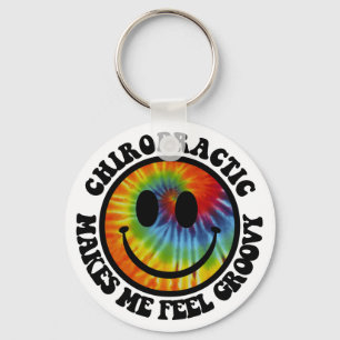Groovy Chiropractic Keychain Nyckelring