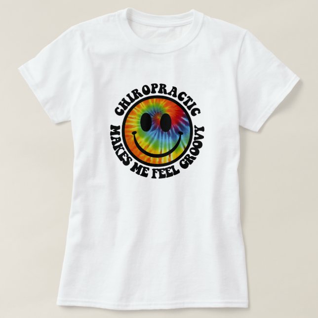 Groovy Chiropraktic T-Shirt (Design framsida)