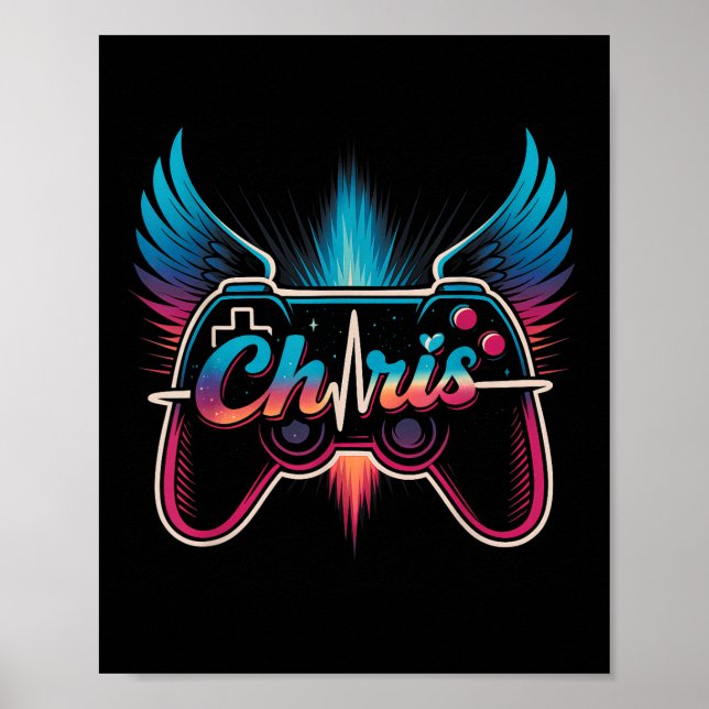 Groovy Chris First Name D Chris Control Game Meme  Poster (Framsidan)