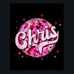 Groovy Chris First Name D I Love Chris Tees Meme  Poster<br><div class="desc">Groovy Chris First Name D I Love Chris Tees Meme</div>