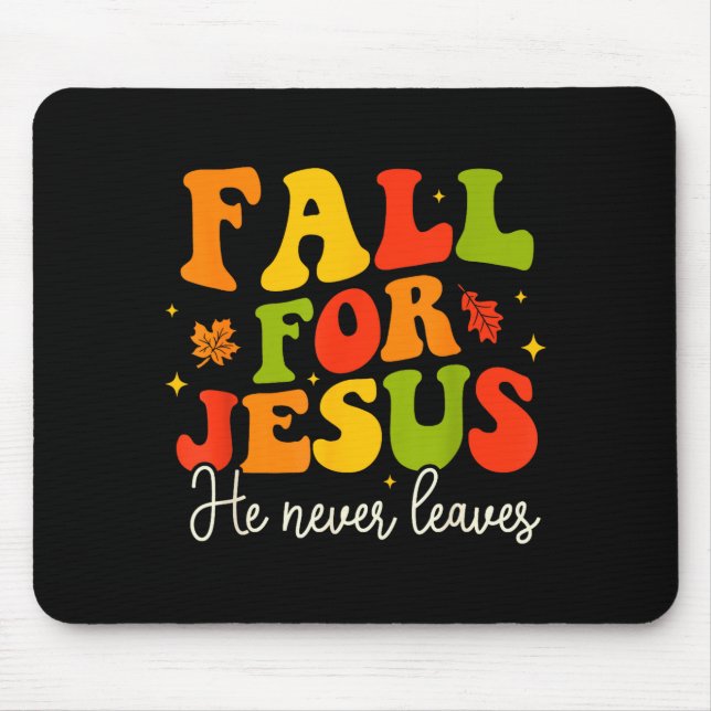 Groovy Christian Sayings Halloween Fall For Jesus  Musmatta (Framsidan)
