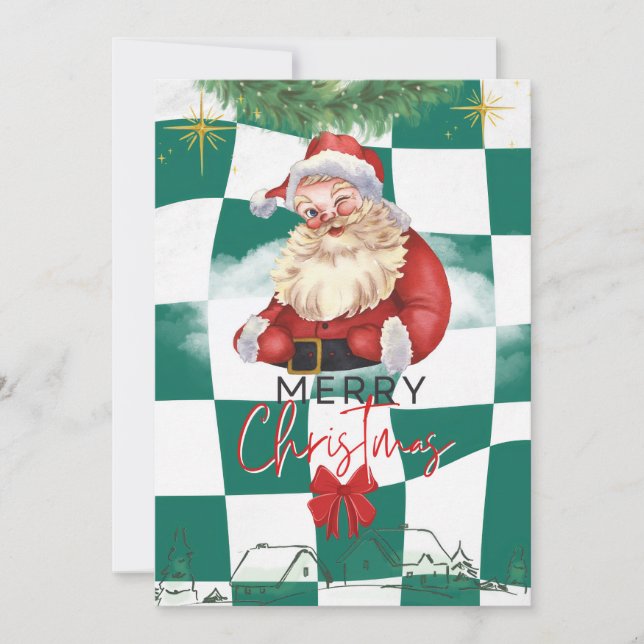 Groovy christmas julkort (Framsida)