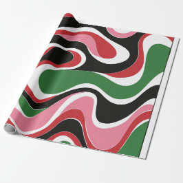 Groovy christmas swirls presentpapper
