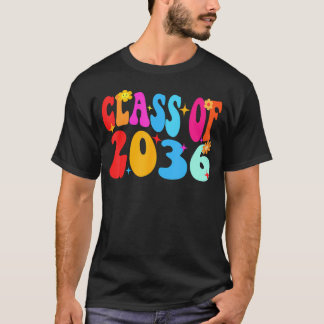 Groovy class of 2036 Grow with me first day of Sch T Shirt