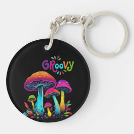 Groovy Colorful Psychedelic Svampar