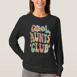 Groovy Cool Aunts Club Auntie Bästa faster någons T Shirt