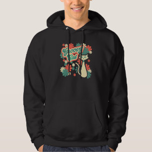 Groovy Cool Funky Katt Psykedelisk Retro Vintage 6 Hoodie