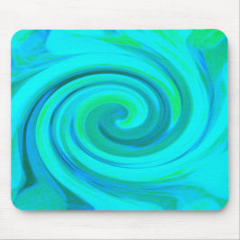 Groovy Coola Abstrakt Aqua Liquid Art Swirl Musmatta