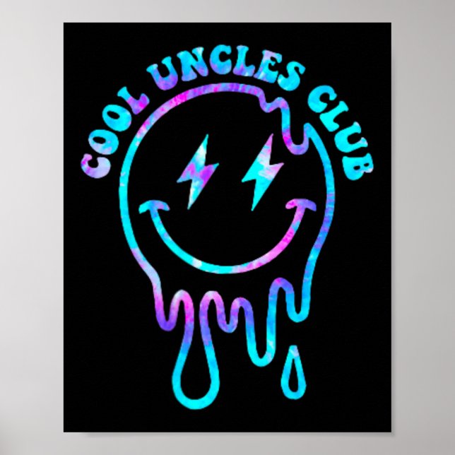 Groovy Coola Uncles Klubb 2 Sided Manar farbror Sh Poster (Framsidan)