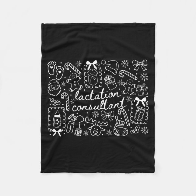 Groovy Coquette Lactation Consultant Breastfeeding Fleecefilt (Framsidan)