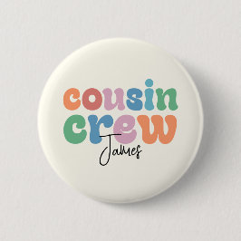 Groovy Cousin Crew Personalized Knapp