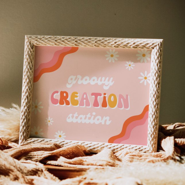 Groovy Creation Station Sign (Skapare uppladdad)