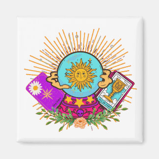 Groovy Crystal Boll Magnet