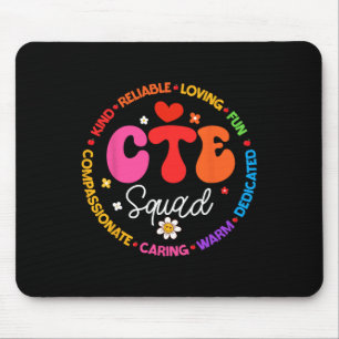 Groovy Cte-squadet Lärare Tillbaka till skolan Lär Musmatta