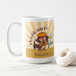 Groovy Dachshund | Freds ut Kaffemugg