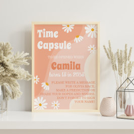 Groovy Daisy Födelsedag Kapseln Poster