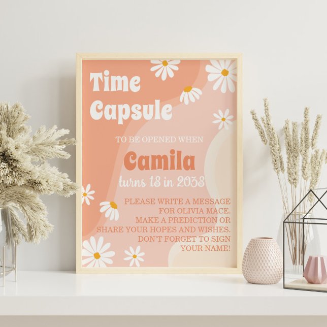 Groovy Daisy Födelsedag Kapseln Poster (Skapare uppladdad)