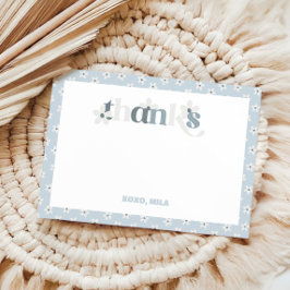 Groovy Daisy Modern Boho Birthday Tack Kort