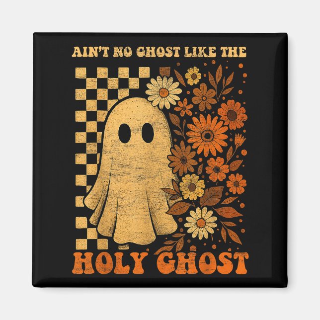 Groovy Det finns ingen spöke som den heliga kristn Magnet (Framsidan)