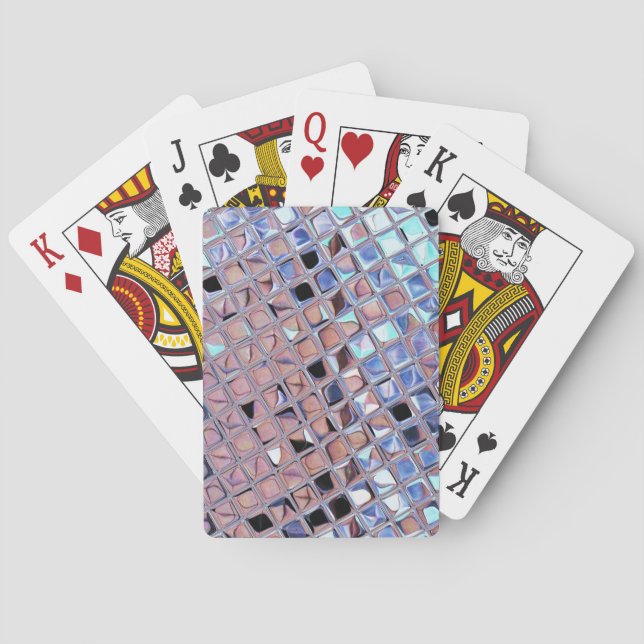 Groovy Disco Boll Spegel Boll Disco Globe Casinokort (Baksidan)