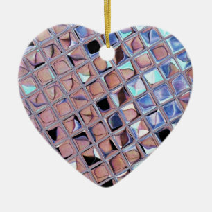 Groovy Disco Boll Spegel Boll Disco Globe Julgransprydnad Keramik