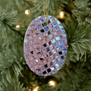 Groovy Disco Boll Spegel Boll Disco Globe Julgransprydnad Keramik