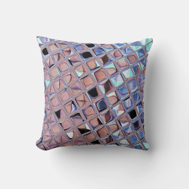 Groovy Disco Boll Spegel Boll Disco Globe Kudde (Framsida)