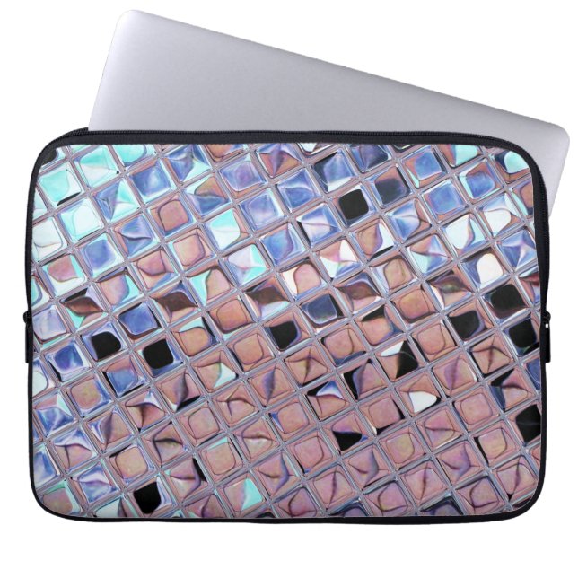Groovy Disco Boll Spegel Boll Disco Globe Laptop Fodral (Framsidan)