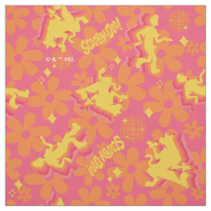 Groovy Disco Scooby-Doo Mönster Tyg