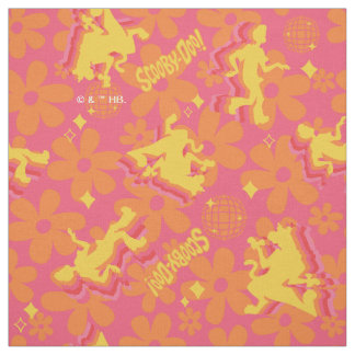 Groovy Disco Scooby-Doo Mönster Tyg