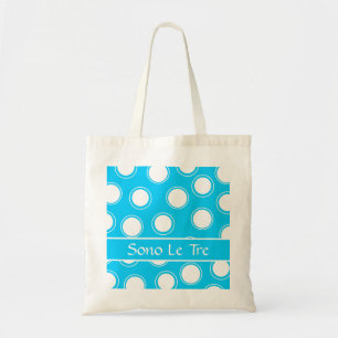 Groovy Dots #1 med monogram Tygkasse