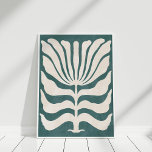 Groovy Dusty Teal Abstrakt Flower Wall Art Poster<br><div class="desc">Lägg till ett reflexionsskur till din dekoration med "Groovy Dusty Teal Abstrakt Flower Wall Art". Den här öga-fångande teckningen har en abstrakt blomma i dammiga blåtoner. Paletten med groovy, blomning och coola färg framkallar en känsla av nostalgi på 70-talet, skapar den en perfekt påstående biet för vilket rum som helst....</div>