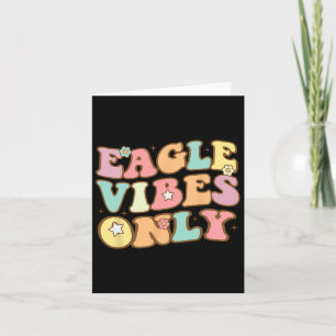 Groovy Eagle Skola Sport Fan Laganda Fotboll Kort