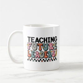 Groovy Earth Tones Teacher Quote Art Kaffemugg