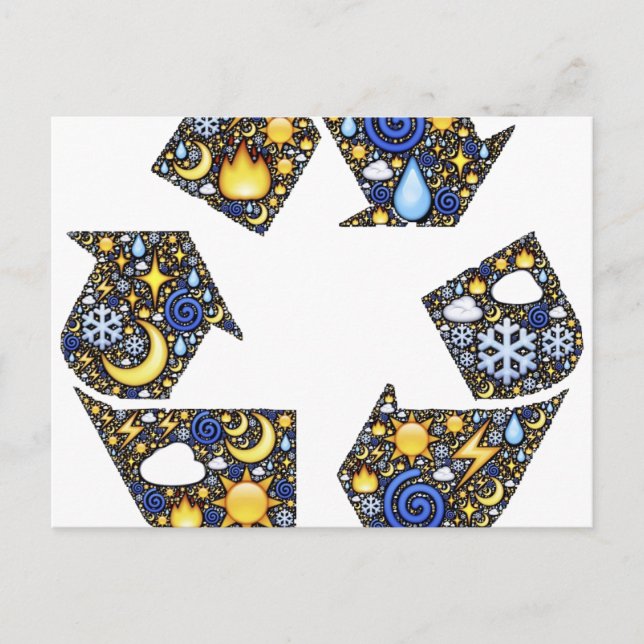 Groovy Ecology Vykort (Framsida)