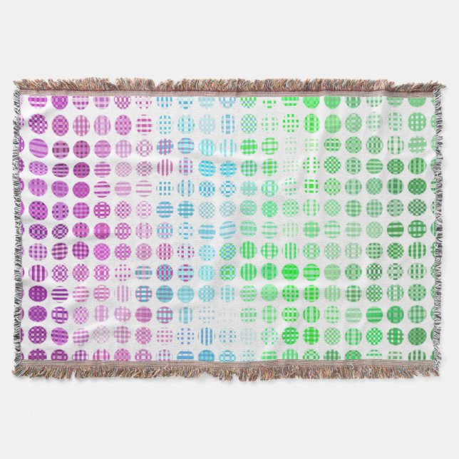 Groovy Eklektisk Boho Abstrakt Toric Pride Flagga Filt (Framsidan)