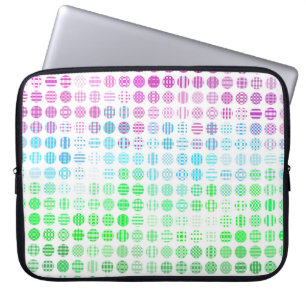 Groovy Eklektisk Boho Abstrakt Toric Pride Flagga Laptop Fodral
