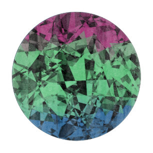 Groovy Eklektisk Retro Trippy Polysexuell Pride Fl