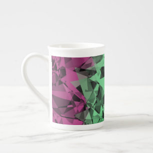 Groovy Eklektisk Retro Trippy Polysexuell Pride Fl Benporslin Mugg
