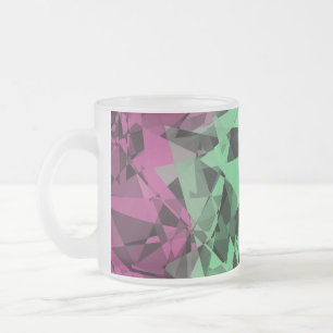 Groovy Eklektisk Retro Trippy Polysexuell Pride Fl Frostad Glasmugg