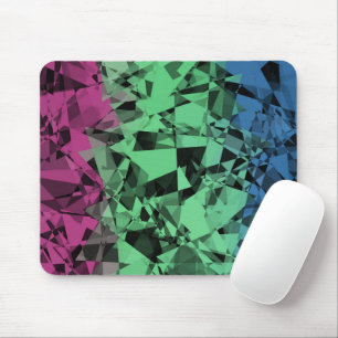Groovy Eklektisk Retro Trippy Polysexuell Pride Fl Musmatta