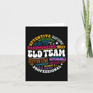 Groovy Eld Team Crew English Language Development Kort