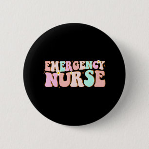 Groovy ER Nurse Akut Kvinnor i sjukskolan Knapp