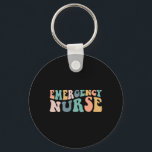 Groovy Er Nurse Akut Room Nurse School Women Nyckelring<br><div class="desc">Groovy Er Nurse Akut Room Nurse School Women Nursing</div>