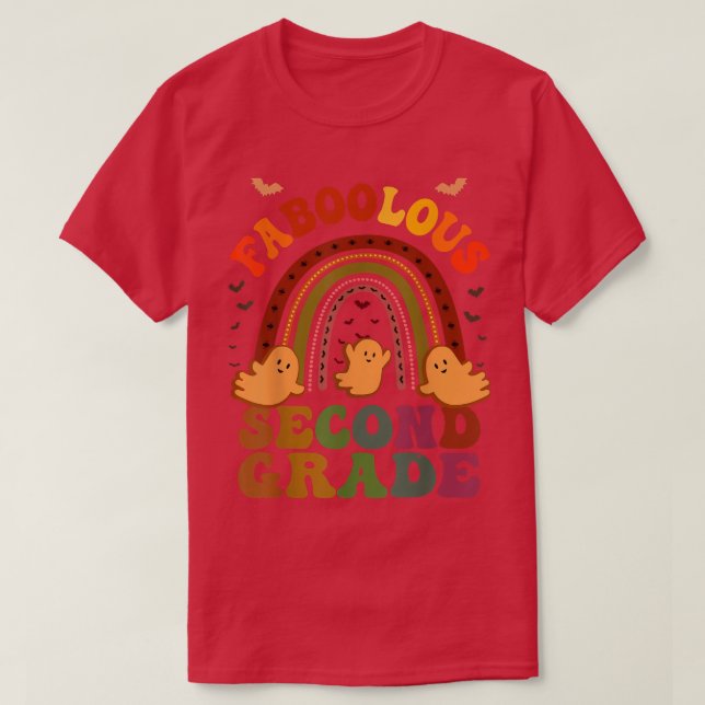 Groovy FABOLOUS 2ND KLASS TEACHER-kostym Detta är T Shirt (Design framsida)